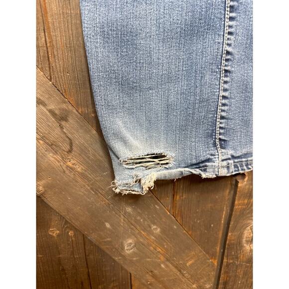 Wrangler Women's Q-Baby Ultimate Riding Jeans Size 9/10 x 36 Medium Wash - Picture 4 of 9